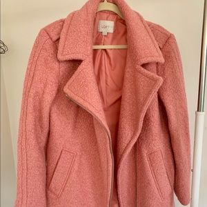 Ann Taylor Loft Pink Peacoat